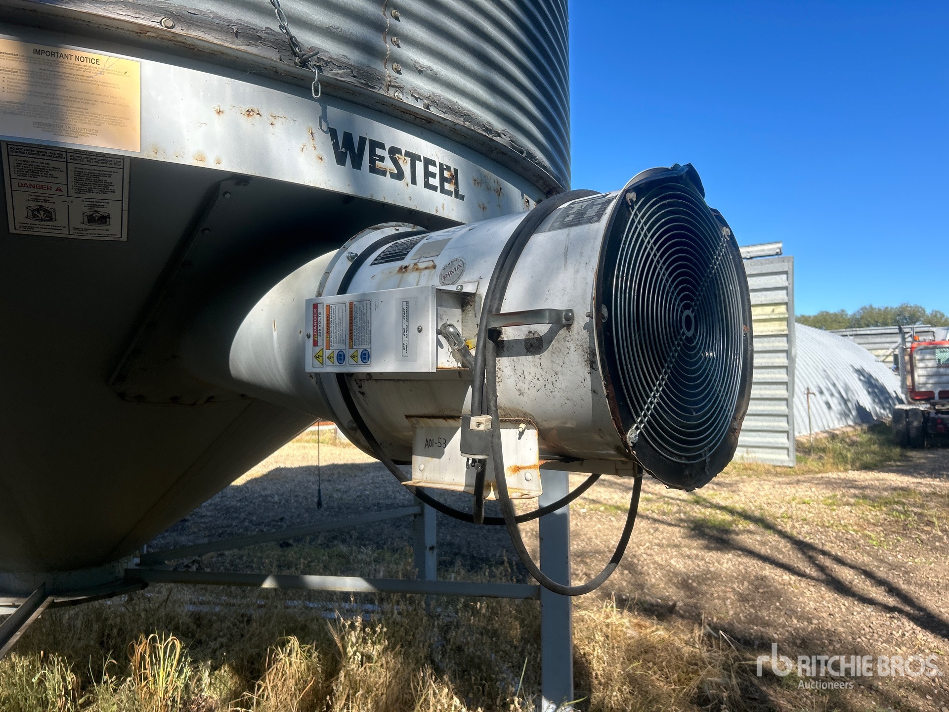 Westeel +/- 2100 BU 6 RING HOPPER