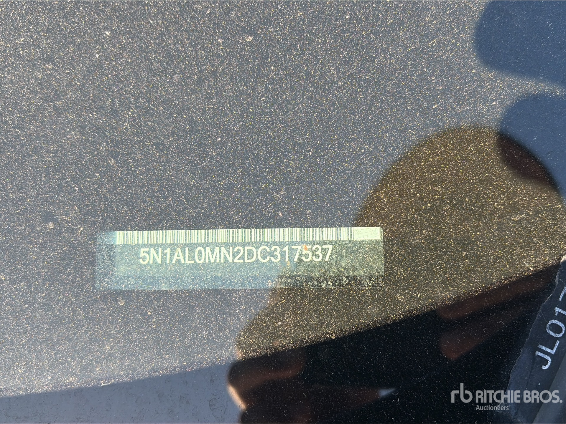 General Appearance with Frame Stamp Serial Number/VIN Photo