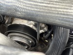 Engine with A/C Compressor