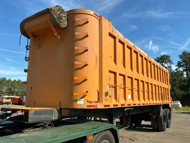 Steco 50 Ton Dump Trailer T/A Demolition End Dump Trailer