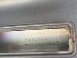 General Appearance with Frame Stamp Serial Number/VIN Photo