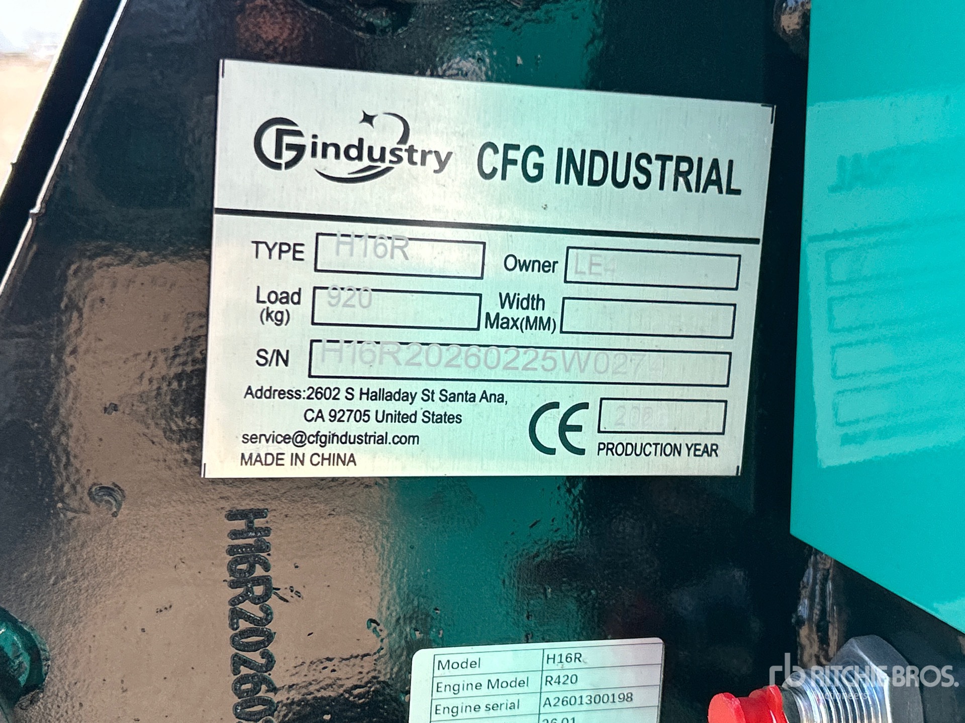 Photo of a 2026 CFG H16R