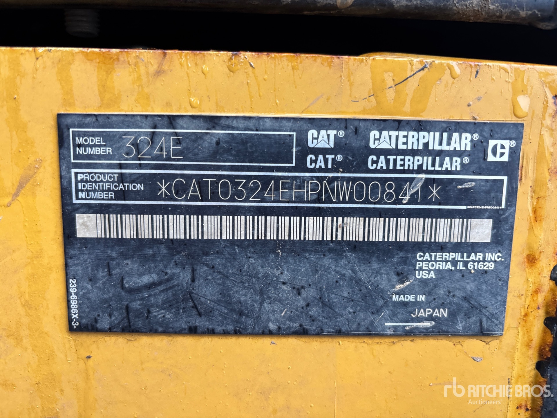 2012 Caterpillar 324E L