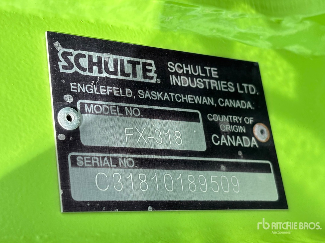 2015 Schulte FX-318