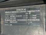 Engine with Emission Control Label