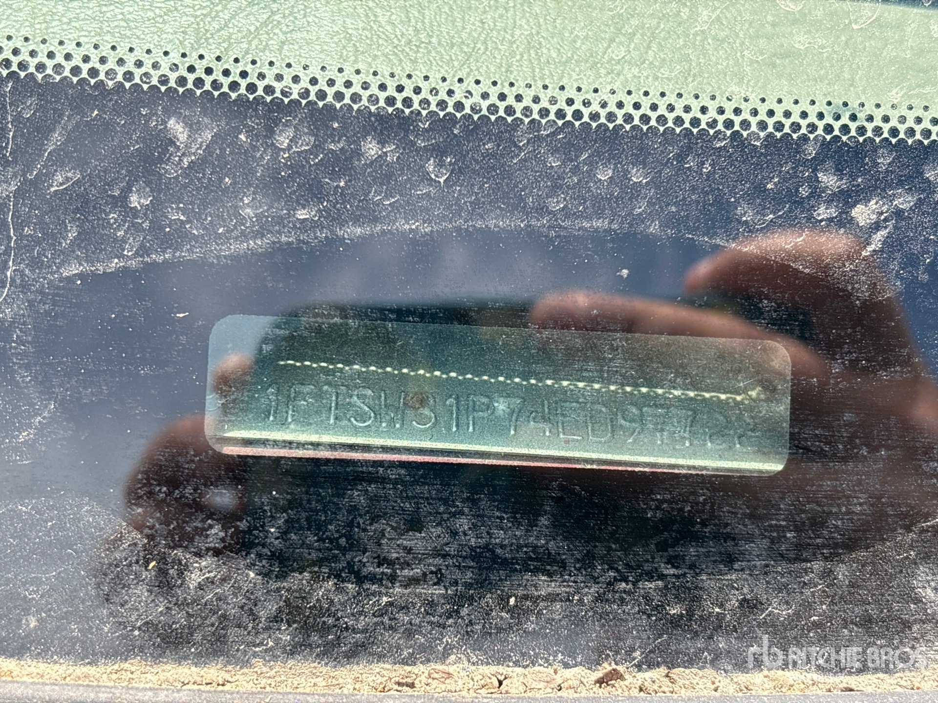 General Appearance with Frame Stamp Serial Number/VIN Photo