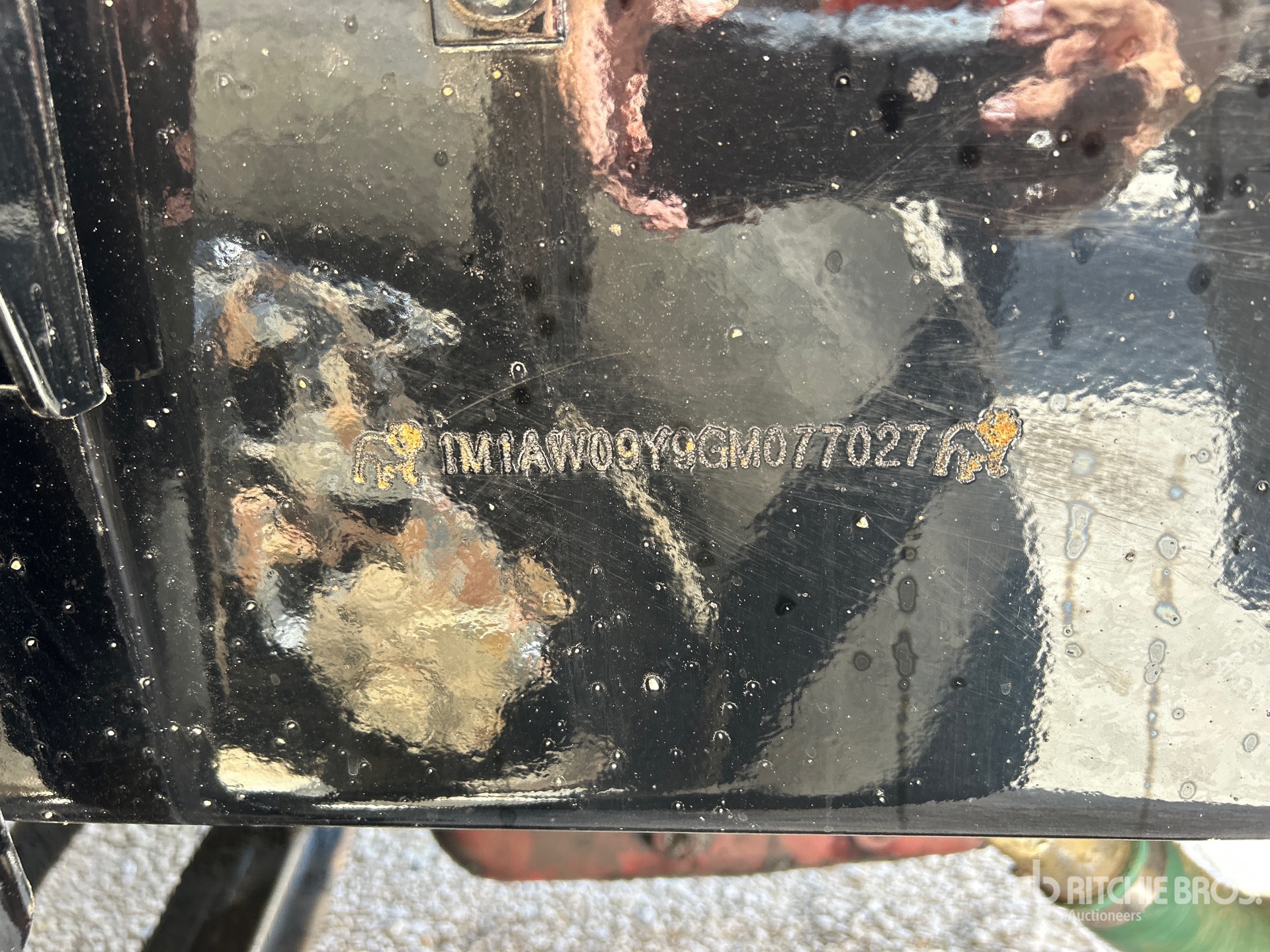 General Appearance with Frame Stamp Serial Number/VIN Photo