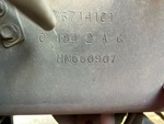 General Appearance with Frame Stamp Serial Number/VIN Photo