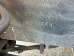 General Appearance with Frame Stamp Serial Number/VIN Photo