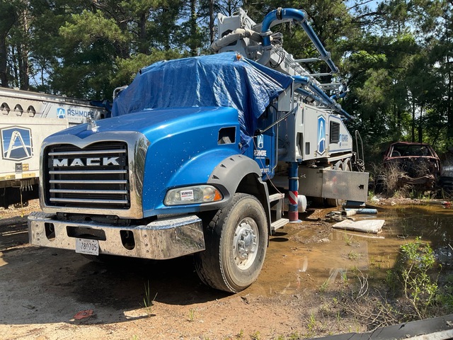 2022 Putzmeister BSF36-4.16H on 2023 Mack Granite 6x4 Concrete Pump Truck (Inoperable)