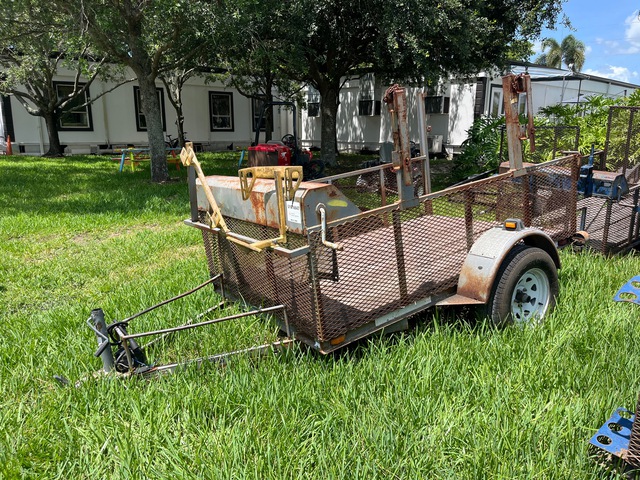 7 ft S/A Landscape Trailer