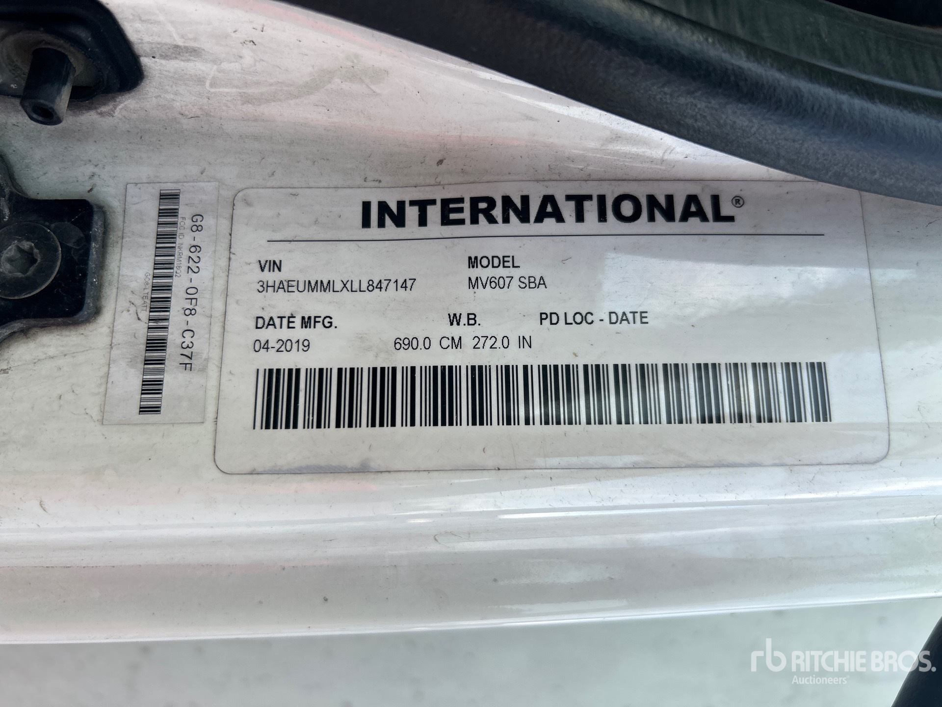 2020 International MV607