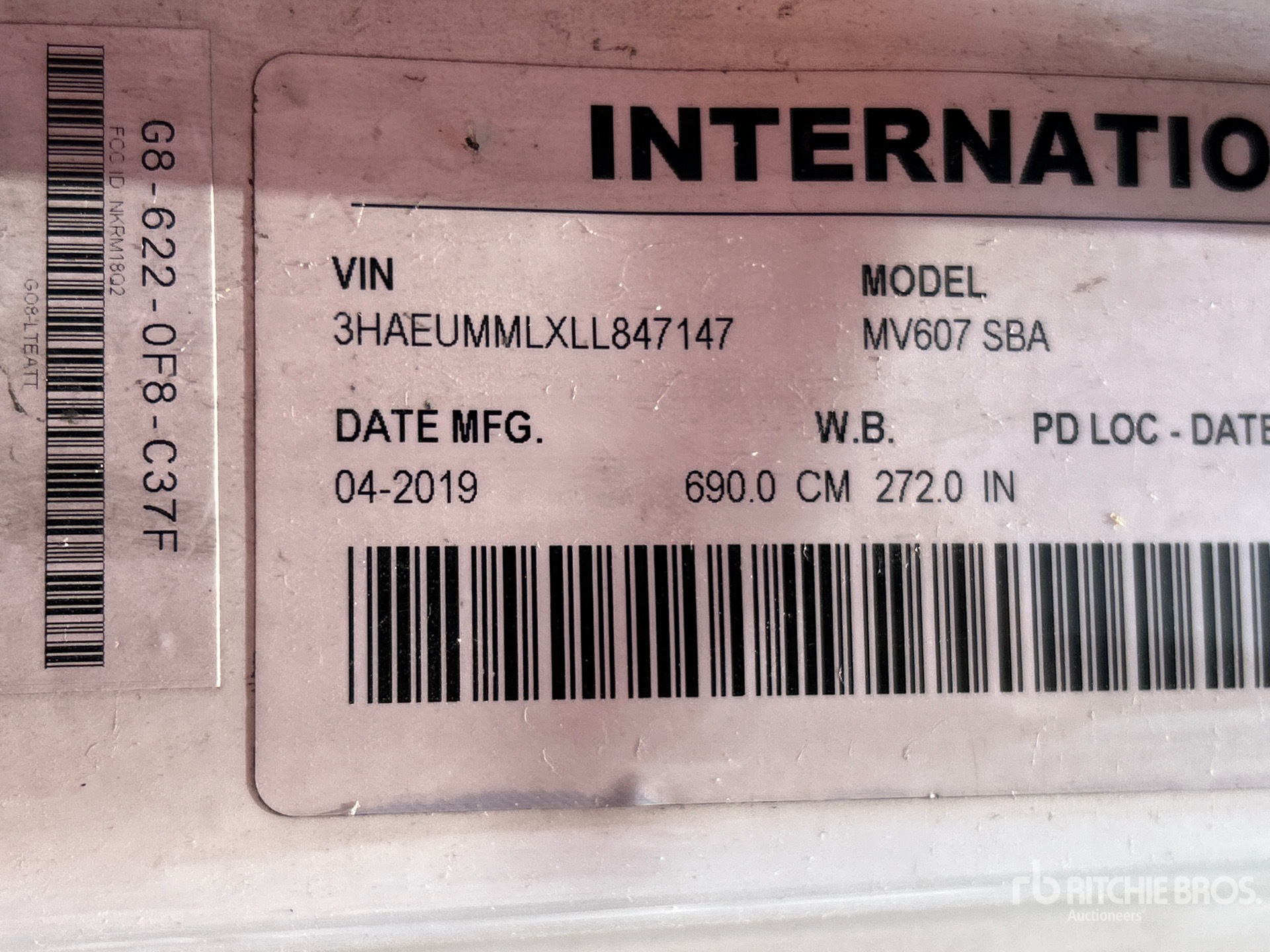 2020 International MV607