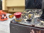 Poste de commande - Plateforme élévatrice à ciseaux supérieure* with Commutateur d'arrêt d'urgence