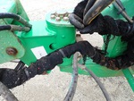 Hydraulics with Basket Rotator Motor