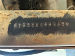 General Appearance with Frame Stamp Serial Number/VIN Photo
