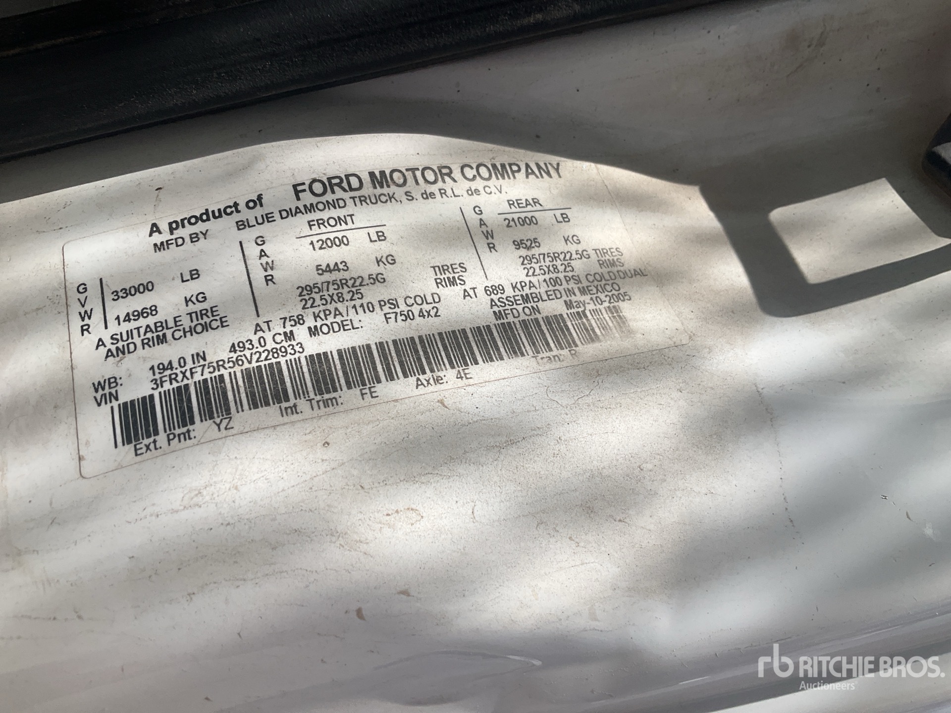 2006 Ford F-750