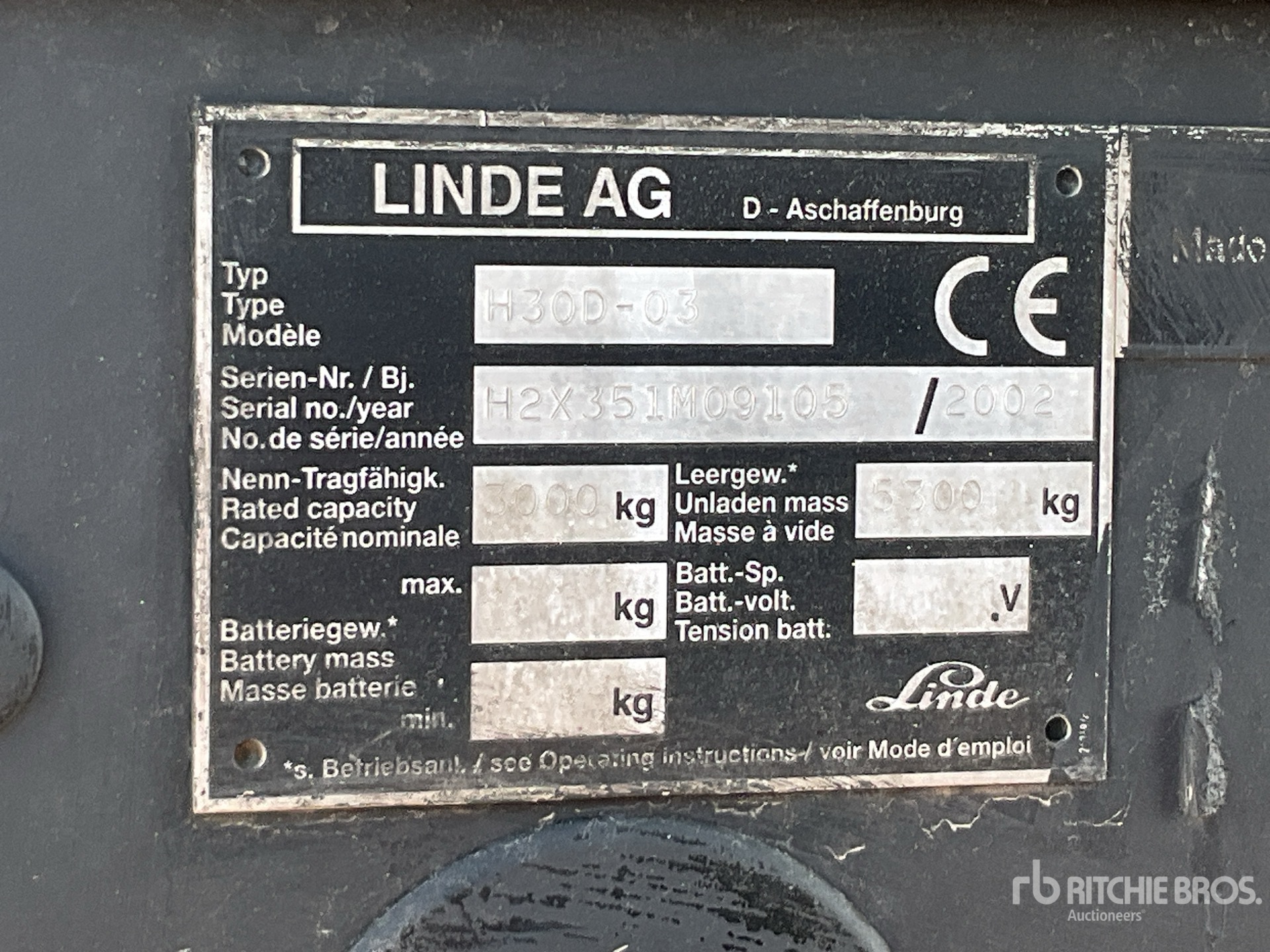 2002 Linde H30