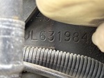 General Appearance with Frame Stamp Serial Number/VIN Photo