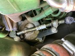 Engine with A/C Compressor