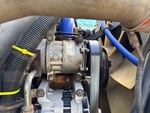 Motor with A/C Compressor