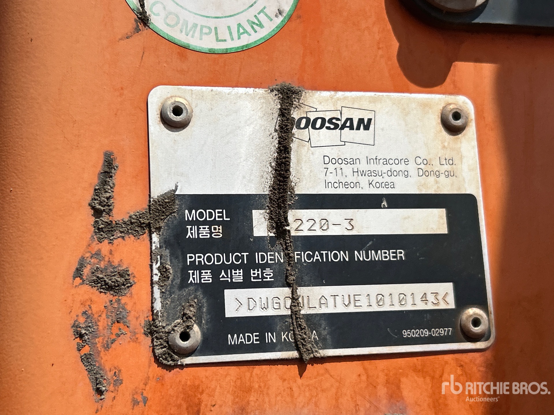 Photo of a 2015 Doosan DL220-3