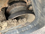 Undercarriage with Rear idler wear