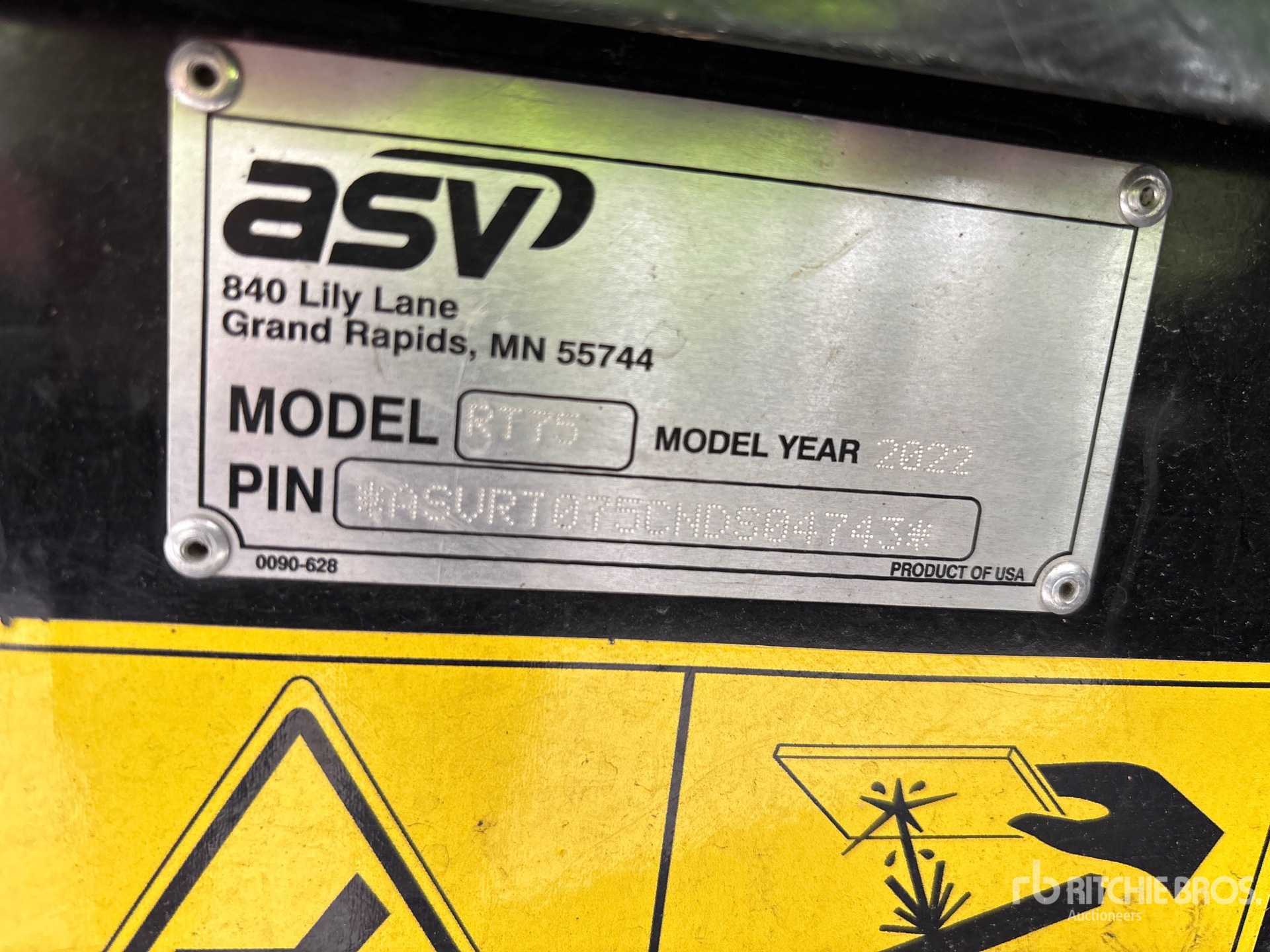 2022 ASV RT75