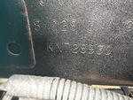 General Appearance with Frame Stamp Serial Number/VIN Photo