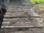 Undercarriage with Left Track Shoes