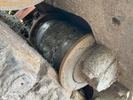 Undercarriage with Left Track Rollers