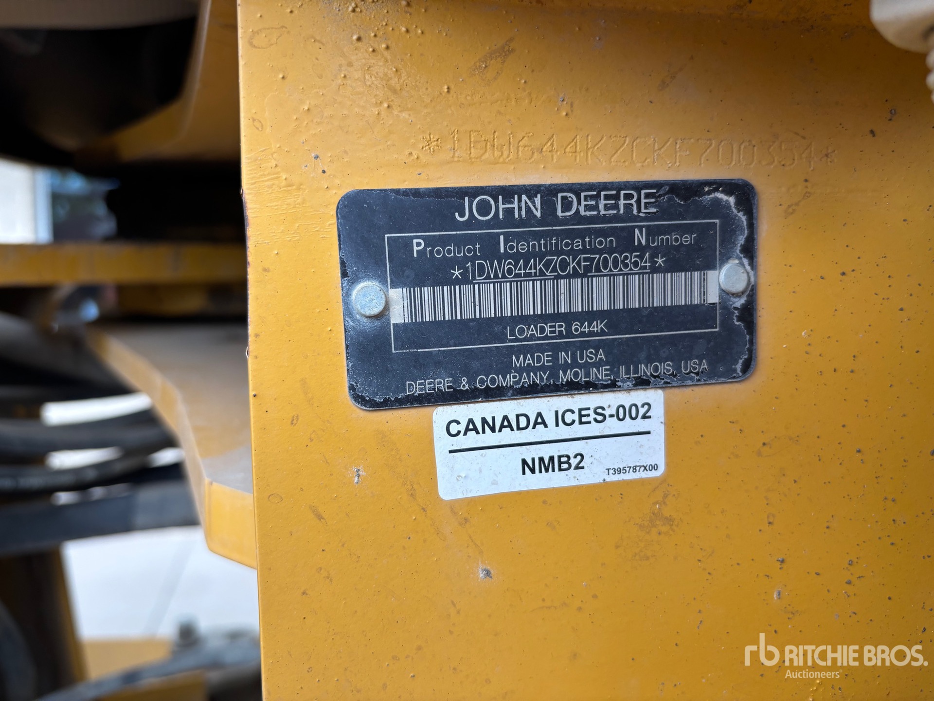 Photo of a 2019 John Deere 644K