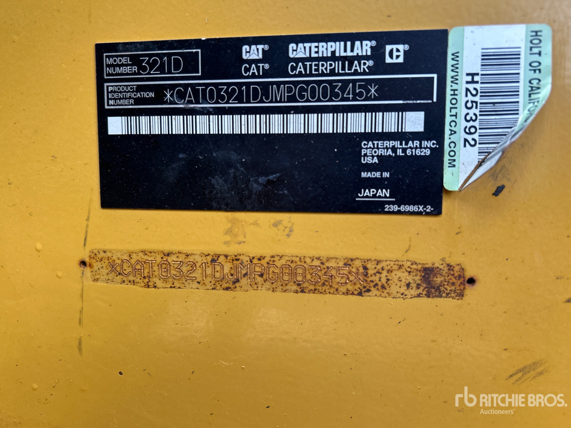 Photo of a 2012 Caterpillar 321D LCR