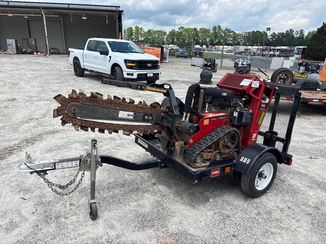 Toro TRX-300 Walk Behind Trencher w/2022 Teske T22979 Trailer