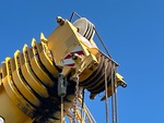 Crane Superstructure with Boom Head Section