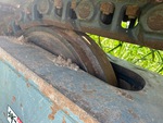 Undercarriage with Front idler wear