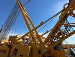Crane Superstructure with Auslegerstopps