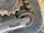 Undercarriage with Rear idler wear