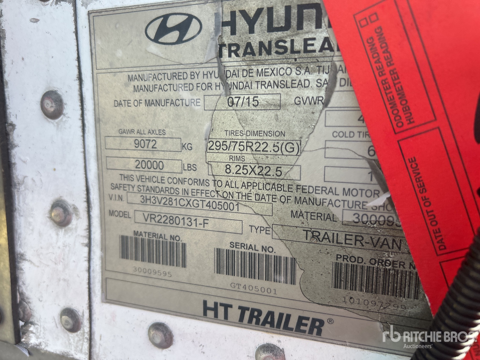 Photo of a 2016 Hyundai 28 ft S/A