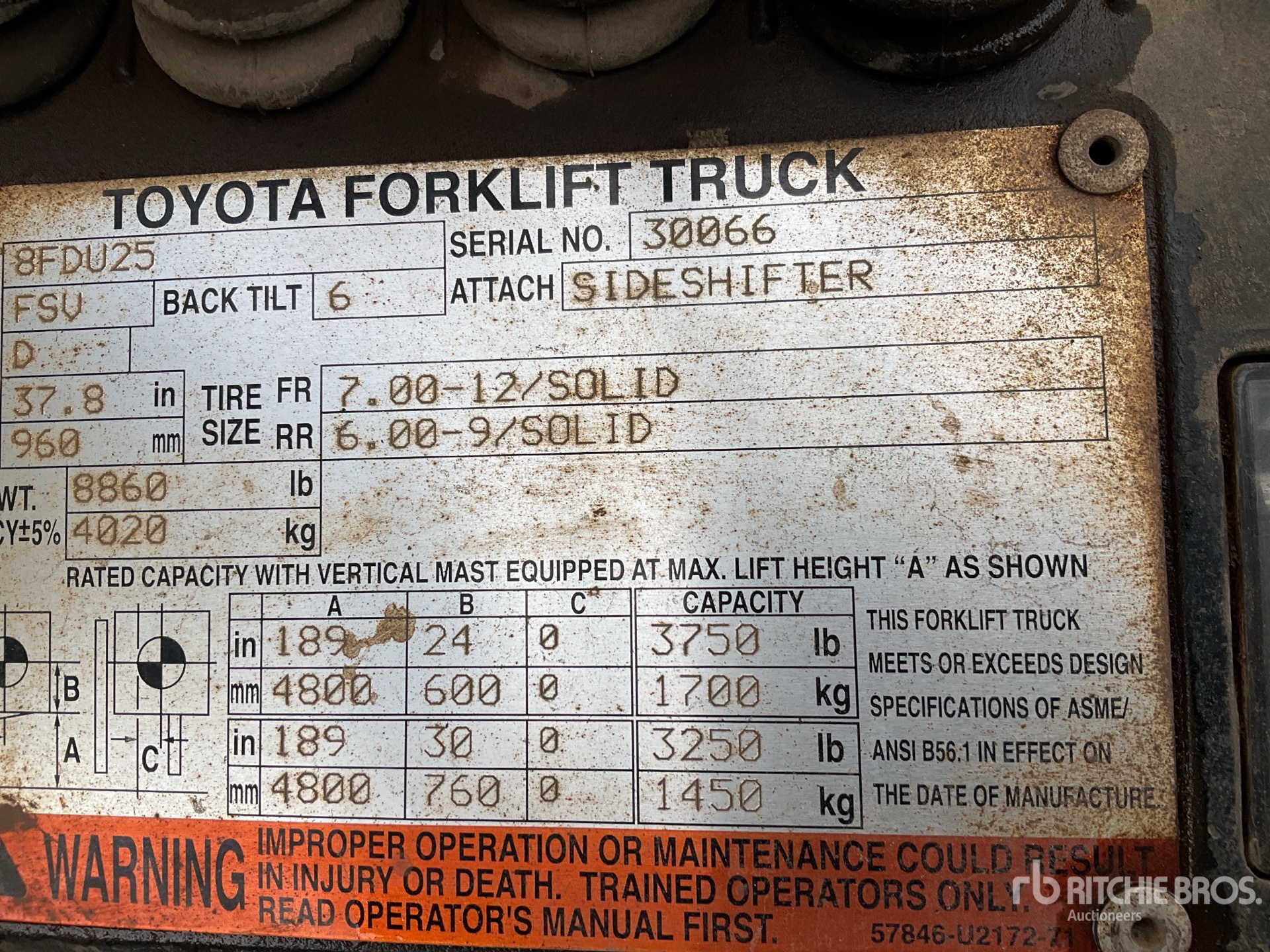 Photo of a 2010 Toyota 8FDU25