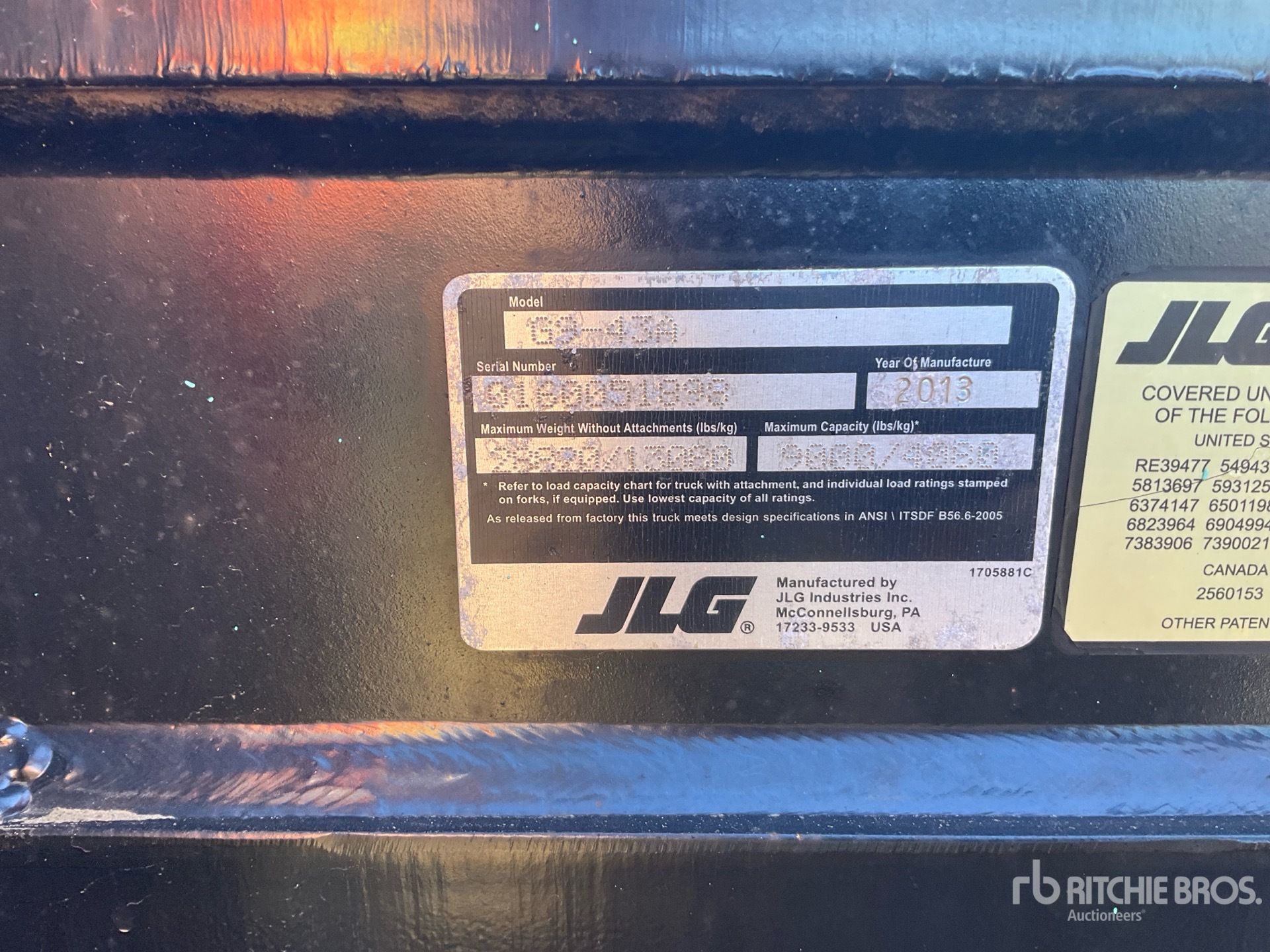 Photo of a 2013 JLG G9-43A