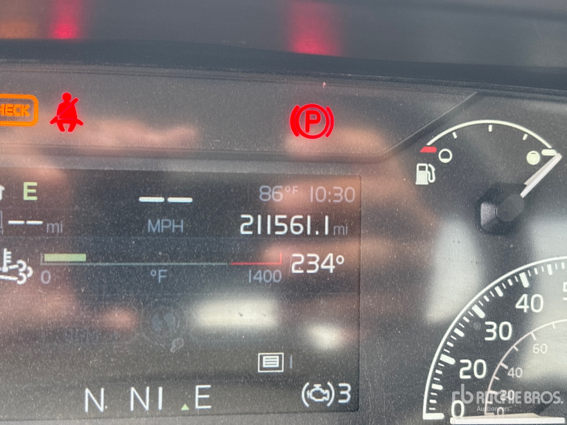 General Appearance with Hour Meter / Odometer