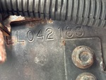 General Appearance with Frame Stamp Serial Number/VIN Photo