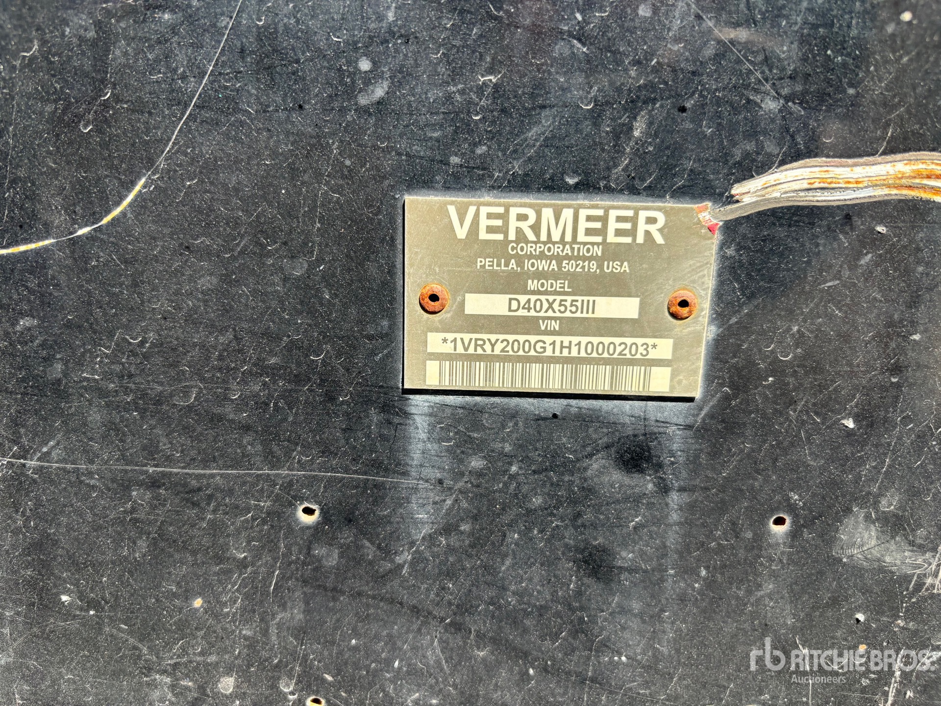 2017 Vermeer D40X55III