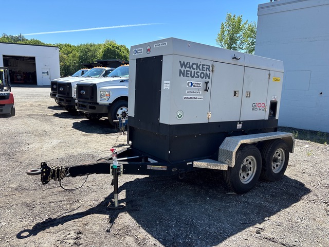 2019 (unverified) Wacker G100 T4F 80 kW Mobile Generator Set