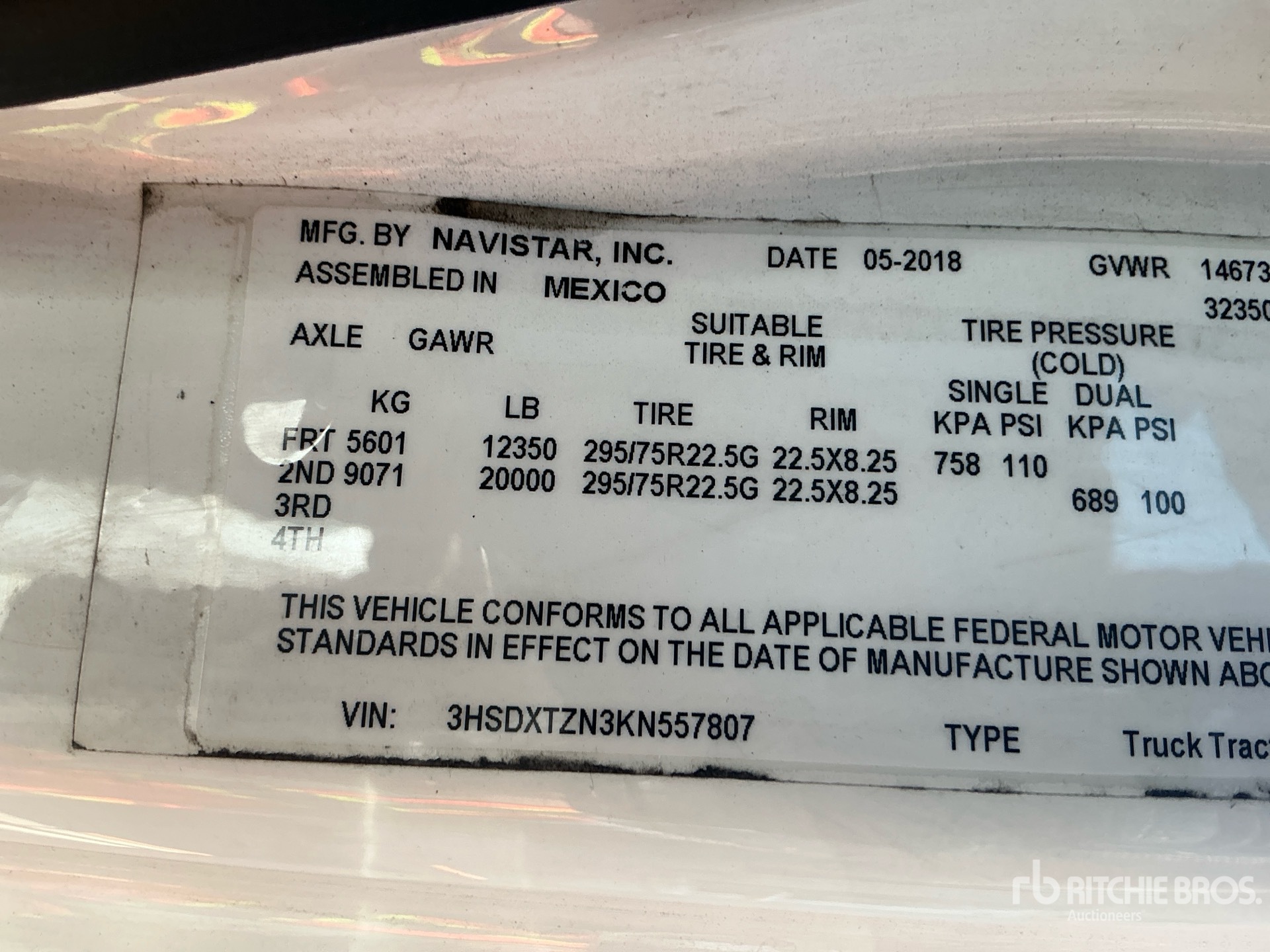 Photo of a 2019 International RH613