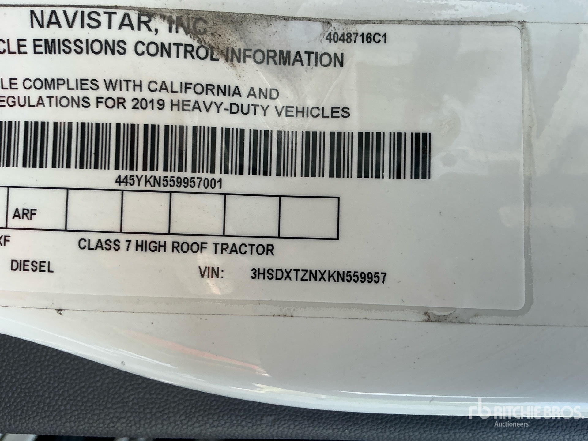Photo of a 2019 International RH613