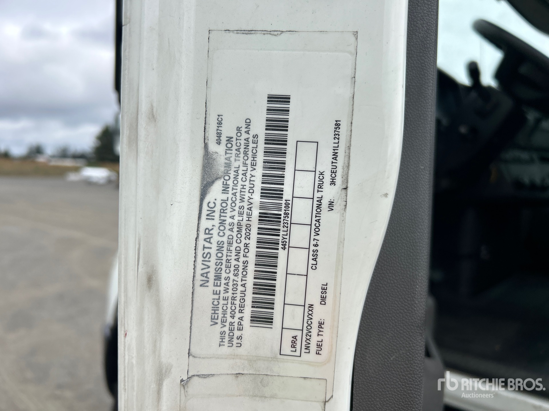 2020 International MV607