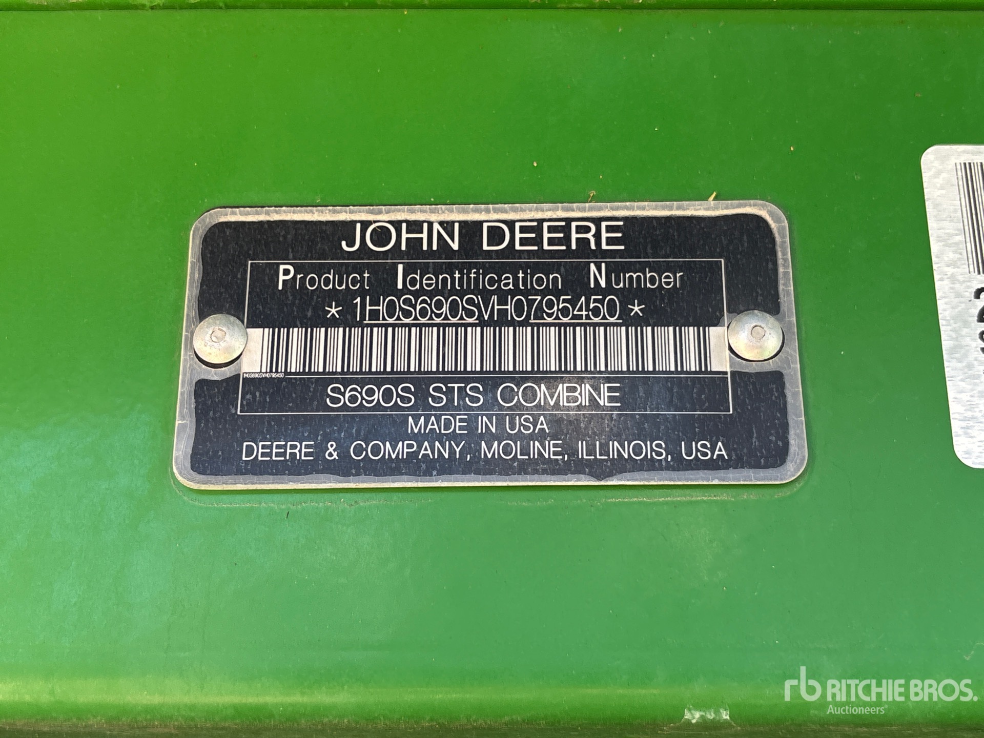 2017 John Deere S690