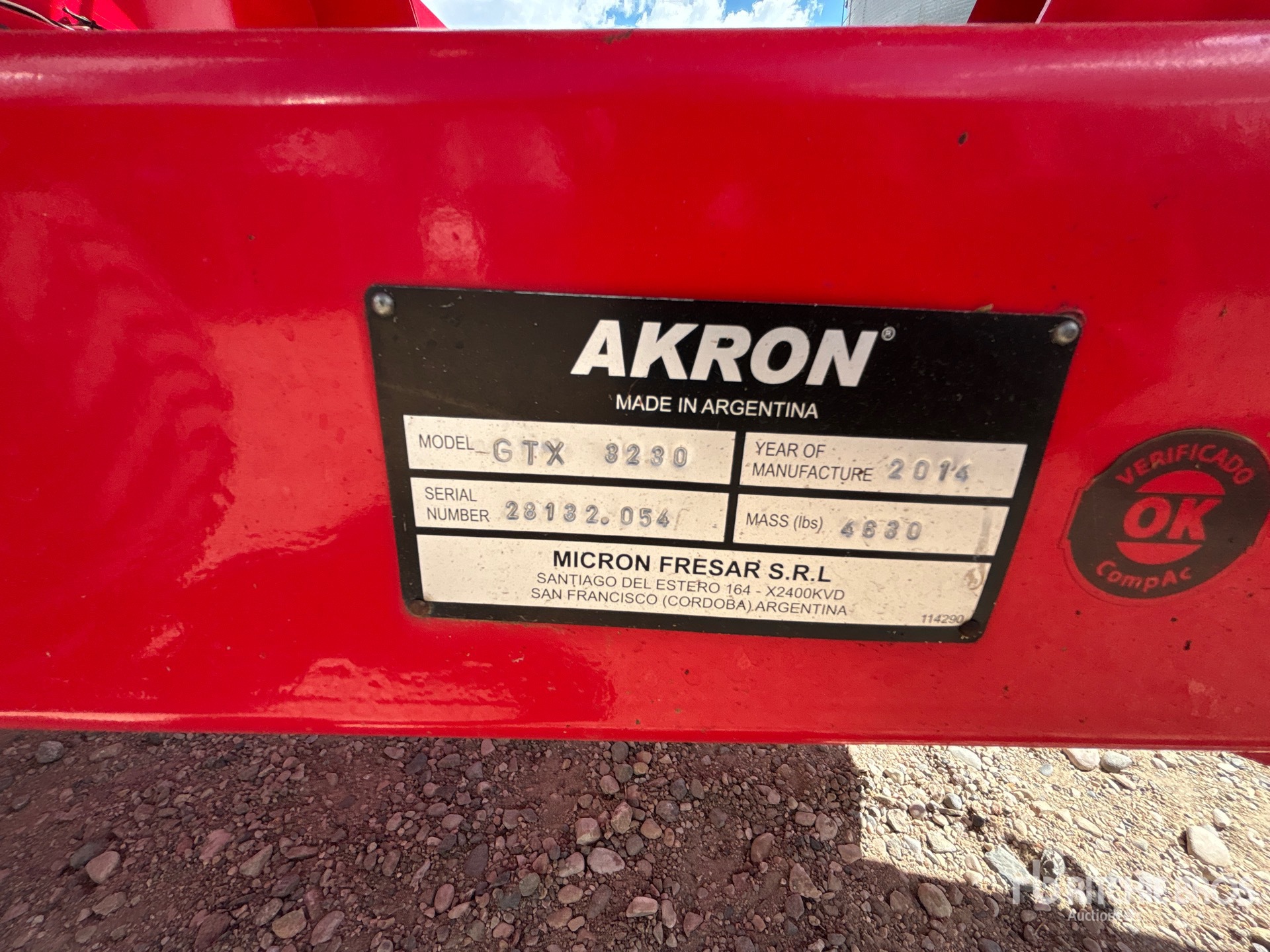 2014 Akron GTX3230